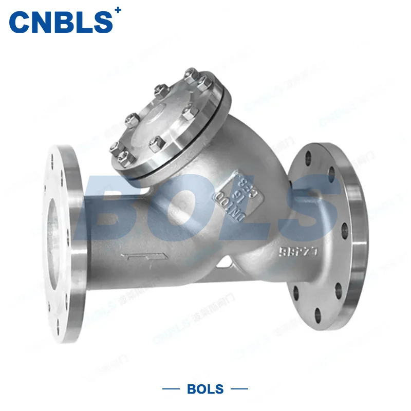 Filtr typu Y z kołnierzem ze stali nierdzewnej
